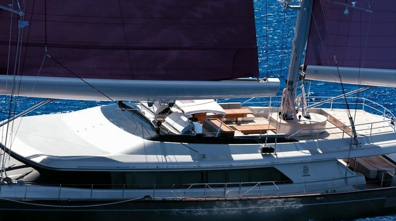 Baracuda Valleta Sailing Yacht | Charter the 50m sailboat by Perini Navi