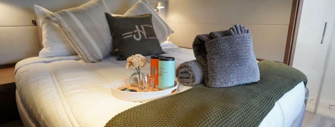 JUSTIFIED HORIZONS Lagoon Catamaran 26